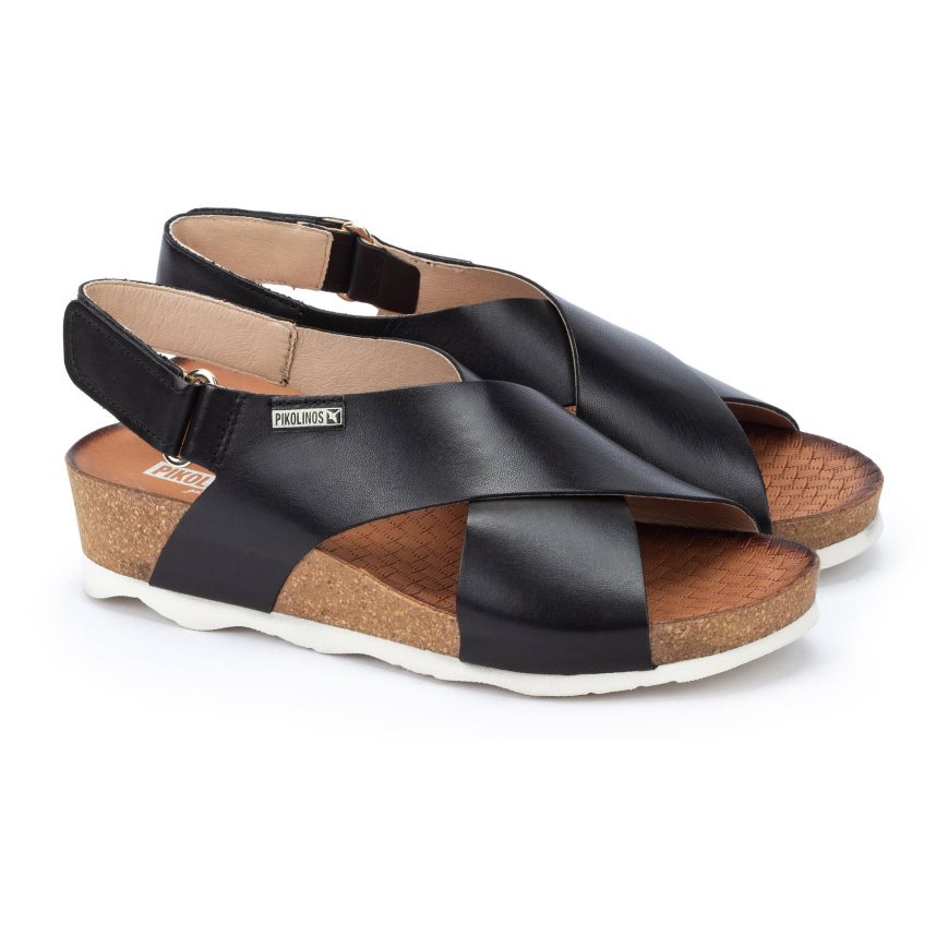 Women's Pikolinos MAHON Sandals Black | NZ Y109827